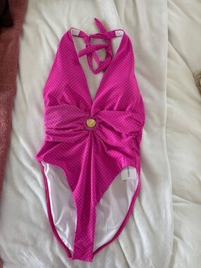 Torn by Ronny Kobo Pink One Piece Bianca NWT